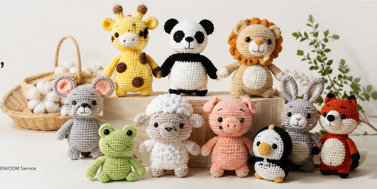 Crochet animal toy product reference from BEAUTY&TIMES