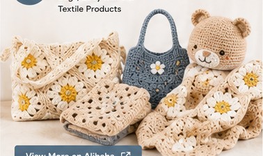 Crochet textile and bag concepts
